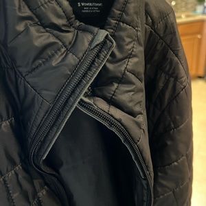 Black nano puffer size small